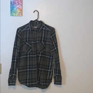 Simple target brand green flannel